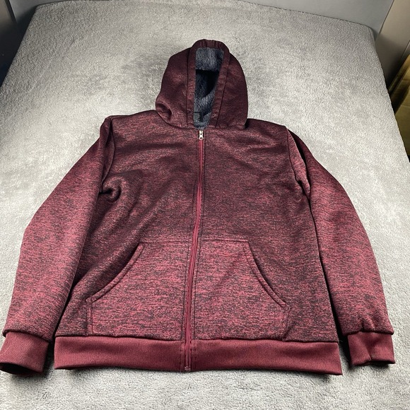Ranger Up Other - Range Fleece Full Zip Hoodie Sweatshirt Mens Large Red Black Pattern